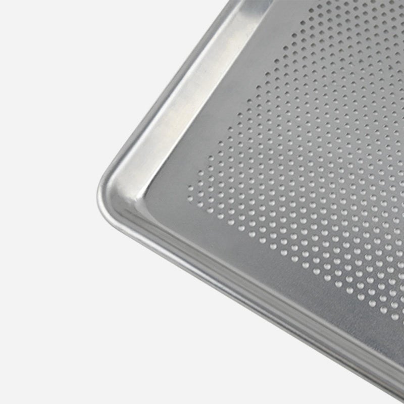 Perforated Pizza Pan 46x33cm Rectangular Baking Crisper Pan For Oven Kitchen Party Dessert - Image 4