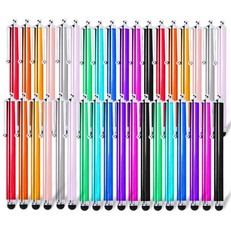 Briout Stylus Pens for Touch Screens, 36 Pack Capacitive Touch Screen Stylus, High Precision Stylus Compatible with All Universal Touch Screen Devices (12 Multicolor) - Image 1