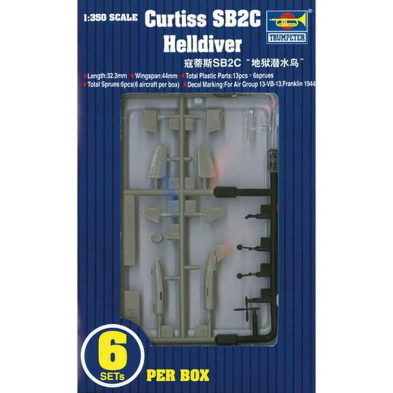 Trumpeter 1350 SB2C Helldiver Aircraft Set for USS Essex 6Box - Image 2