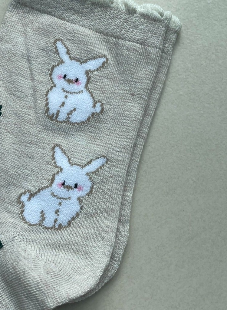 سولوباي جوارب مطرزة بالورود، مقاس واحد، عبوة من 3 قطع - Image 3