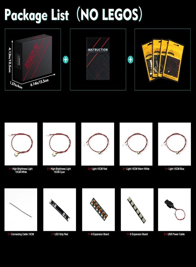 VONADO LED Light Kit for B-M-W M4 GT3 & B-M-W M Hybrid V8 Race Cars 76922 (No Models Only Light) Creative Lighting Set Accessories Compatible with BMW Race Cars 76922 Building Set - Image 5