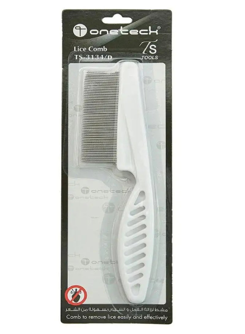 ONETECK LICE COMB WHITE TS3134