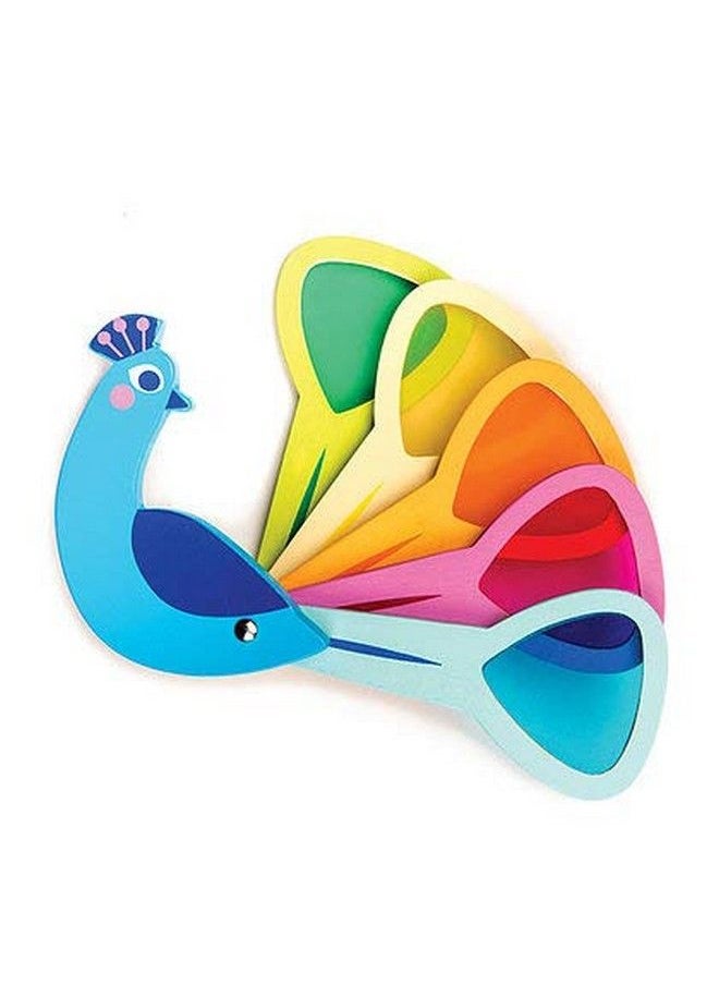 Tender Leaf Toys Peacock Colors Wooden Colors Learning Toys For Toddlers Kids Preschool Children Activity Game Fantastic Gifts Animal Toy Early Learning Lovely Play Set With Acrylic Windo  - Image 1