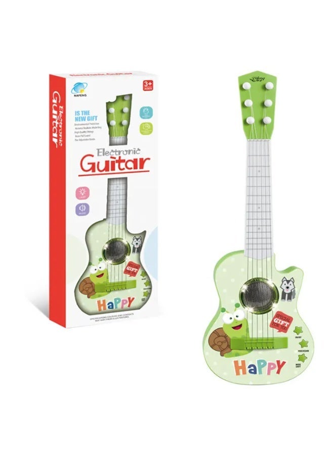 Kids Musical Guitar, Children's Toy Guitar, Electronic Guitar for Kids, Kids Guitar with Lights and Sounds, Educational Guitar for Kids, Kids Guitar with Sound Effects, Light-Up Kids Guitar, Kids String Guitar, Kids Rock Guitar, Electric Guitar for Kids, Kids Piano Guitar, Musical Guitar Toy, Musical Instrument for Kids, Simulation Guitar for Kids, Interactive Musical Guitar, Kids Learning Guitar, Beginner Guitar for Kids, Guitar Toy for Boys and Girls, Kids Party Guitar, Kids Guitar with LED Lights, Multi-Sound Kids Guitar, Adjustable Kids Guitar, Plastic Guitar for Kids, Kids Gift Guitar, Toy Guitar Instrument for Kids, Musical Guitar for Kids Ages 3+, Realistic Kids Guitar, Early Learning Musical Guitar, Educational Music Toy for Kids, Kids Guitar with Piano Sounds, Kids Guitar with Electric Guitar Sounds, Colorful Light-Up Kids Guitar, Skill Development Musical Guitar, Fun Musical Guitar for Kids, 54 cm Kids Guitar, Beginner Kids Guitar. - Image 1
