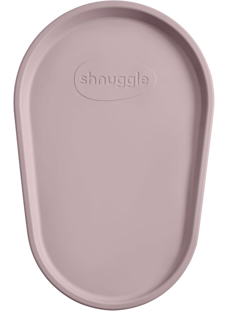 Shnuggle حصيرة تغيير الأطفال شنجلي القابلة للضغط | مادة رغوية ناعمة ودافئة أفضل للأطفال | مثالية لوقت تغيير الحفاضات | مضادة للانزلاق وسهلة التنظيف (زهري مزهر) - Image 1