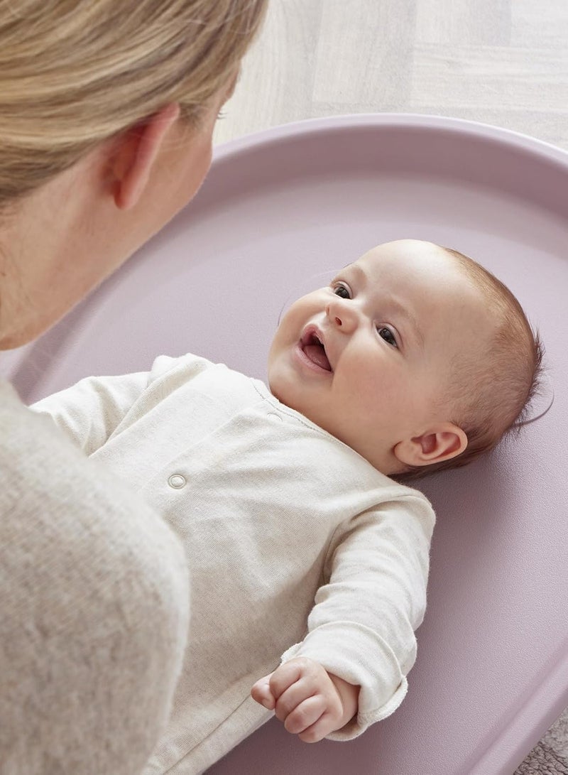 Shnuggle حصيرة تغيير الأطفال شنجلي القابلة للضغط | مادة رغوية ناعمة ودافئة أفضل للأطفال | مثالية لوقت تغيير الحفاضات | مضادة للانزلاق وسهلة التنظيف (زهري مزهر) - Image 2