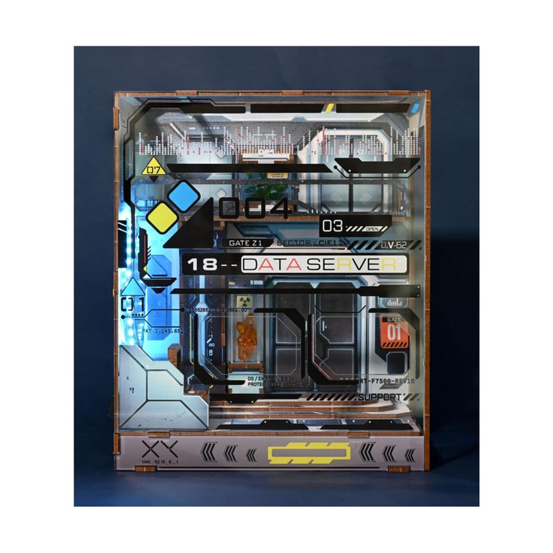 SOLARAE DIY Book Nook Kit,DIY Miniature Doll House Kit with Furniture and LED,  3D Wooden Puzzle Bookend Bookshelf Insert Decor with LED Light for Teens and Adults, Painter's Day at Dusk - Image 5