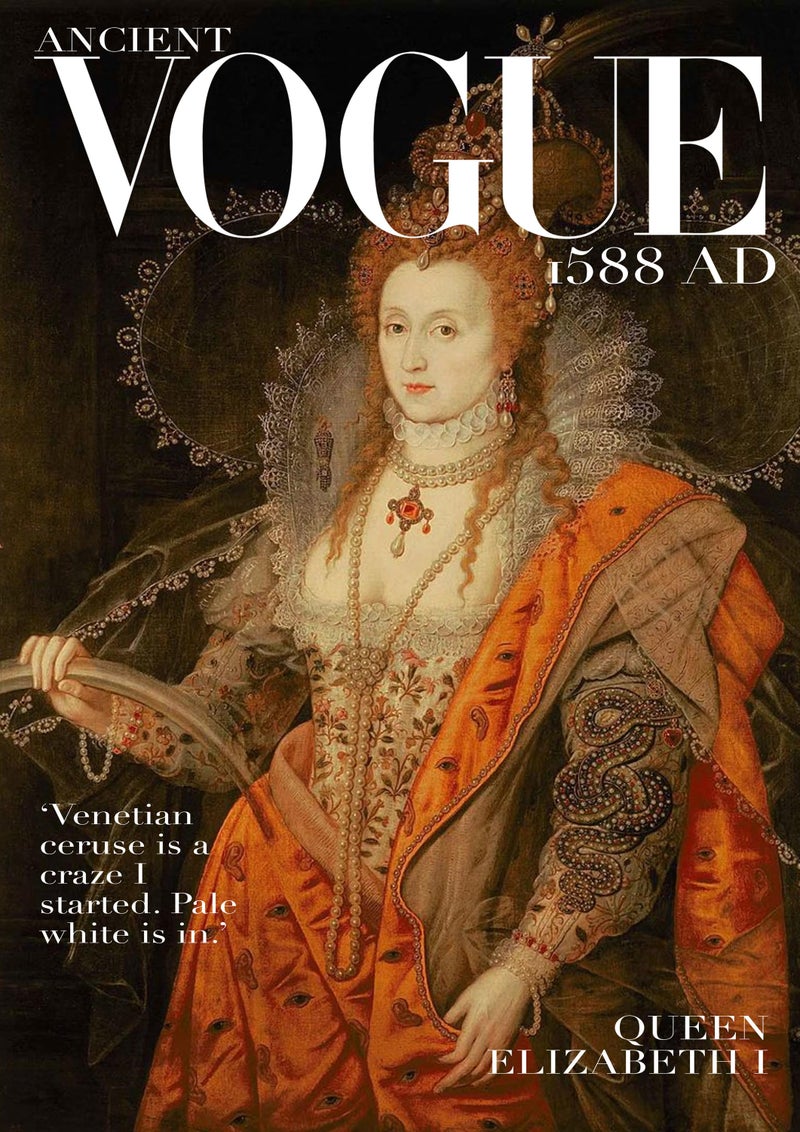 TNESSENTIAL Historical Vogue Elizabeth 1st Poster | Tudor Poster | Magazine Cover Print - Image 5