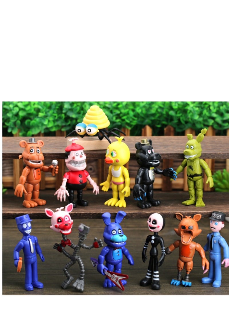 XiuWoo 12-Piece Five Nights At Freddy's Theme Toy Set - Image 1