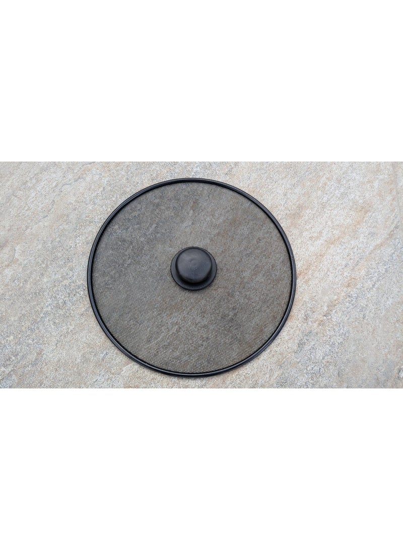 غطاء قلي شبك مانع لرذاذ الزيت – حماية فعالة أثناء القلي والطهي - Image 4