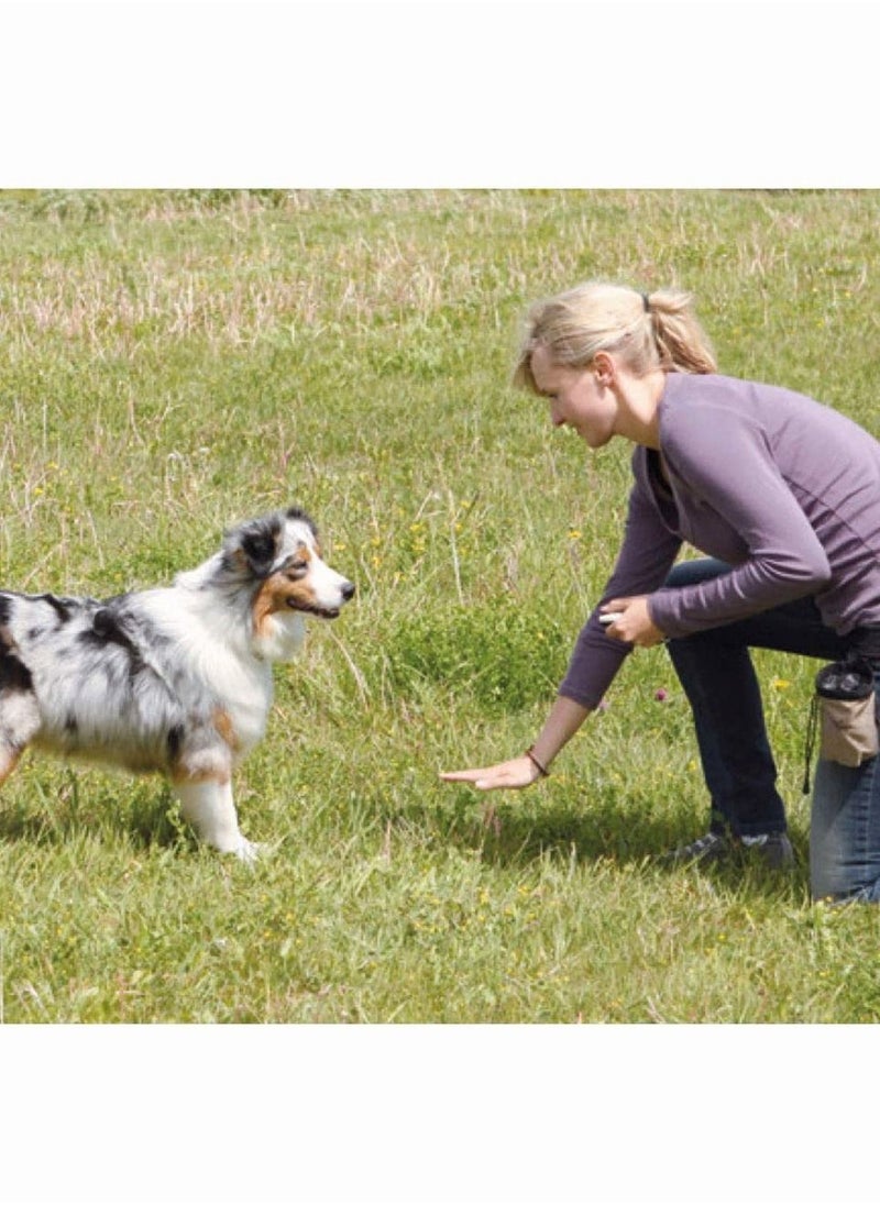 SYOSI Pet Trainer, SYOSI 2 Pack Dog Training Clicker with Wrist Strap, Pet Training Clicker with Big Button Effective Behavioral Training Tool for Cats Birds Puppy Recall (Blue and Black)  - Image 4