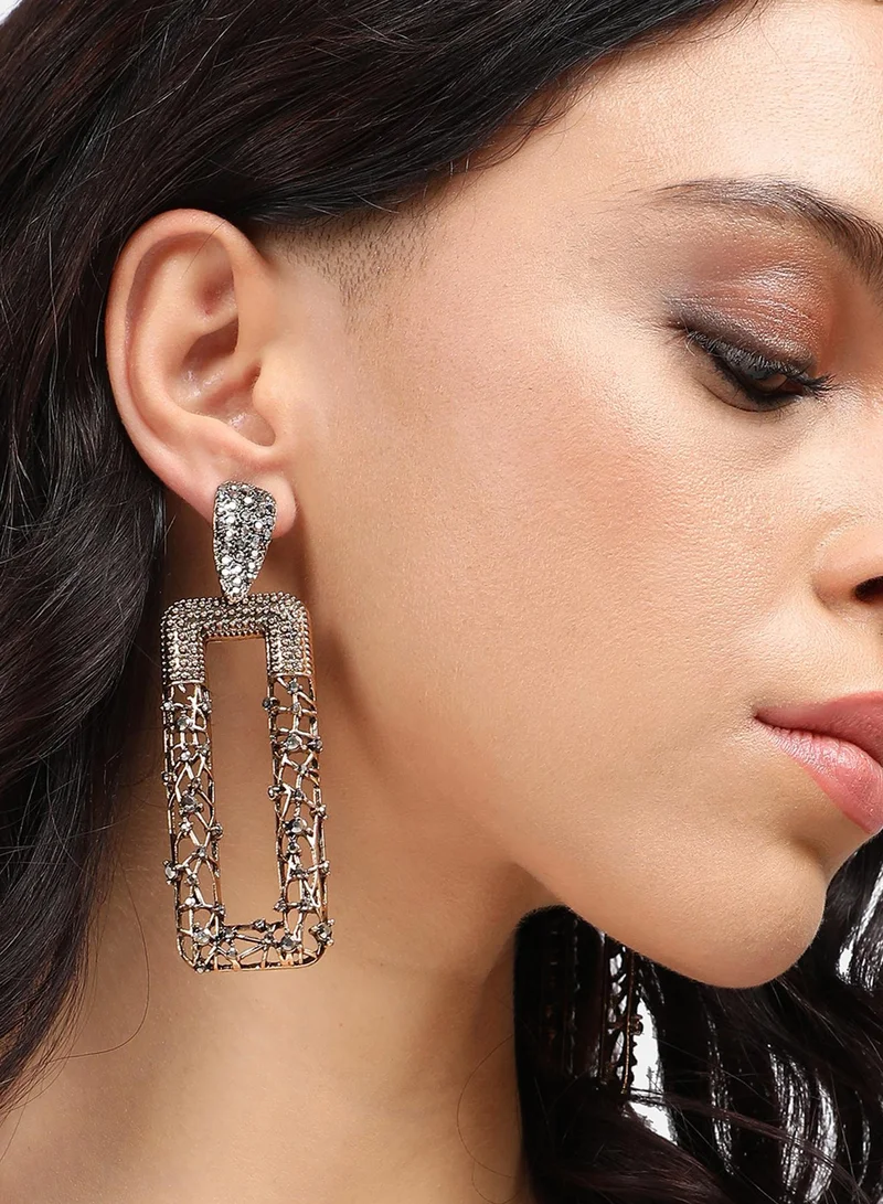 SOHI Intricate Constellation Geometric Artificial Drop Earring Jewellery