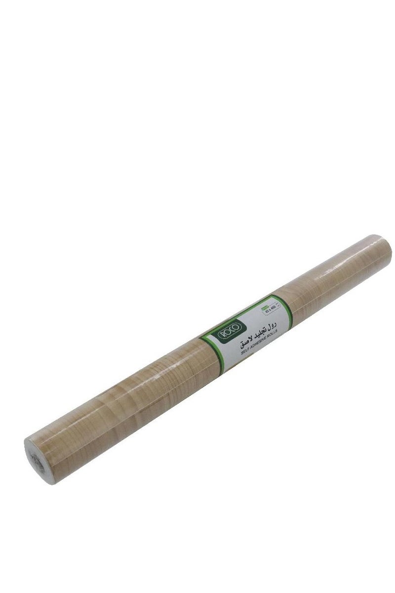 روكو غطاء رول لاصق بنمط خشبي طبيعي