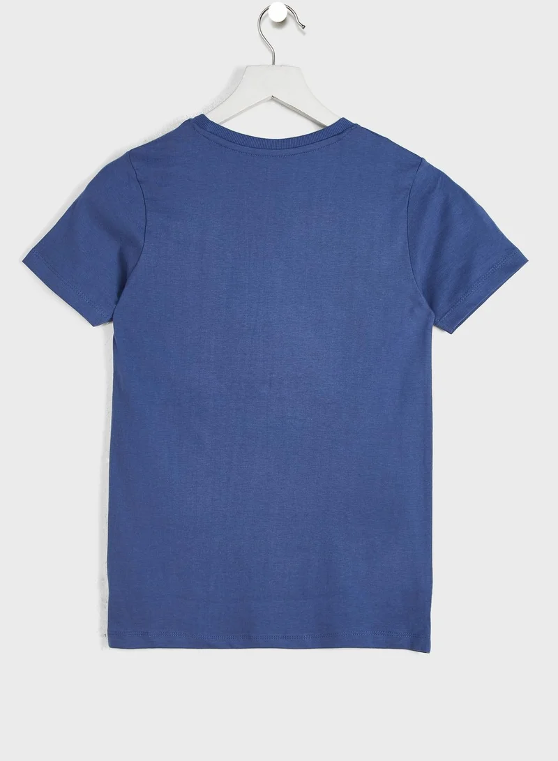 Ripples Round Neck T-Shirt Withn Sequin Detailing