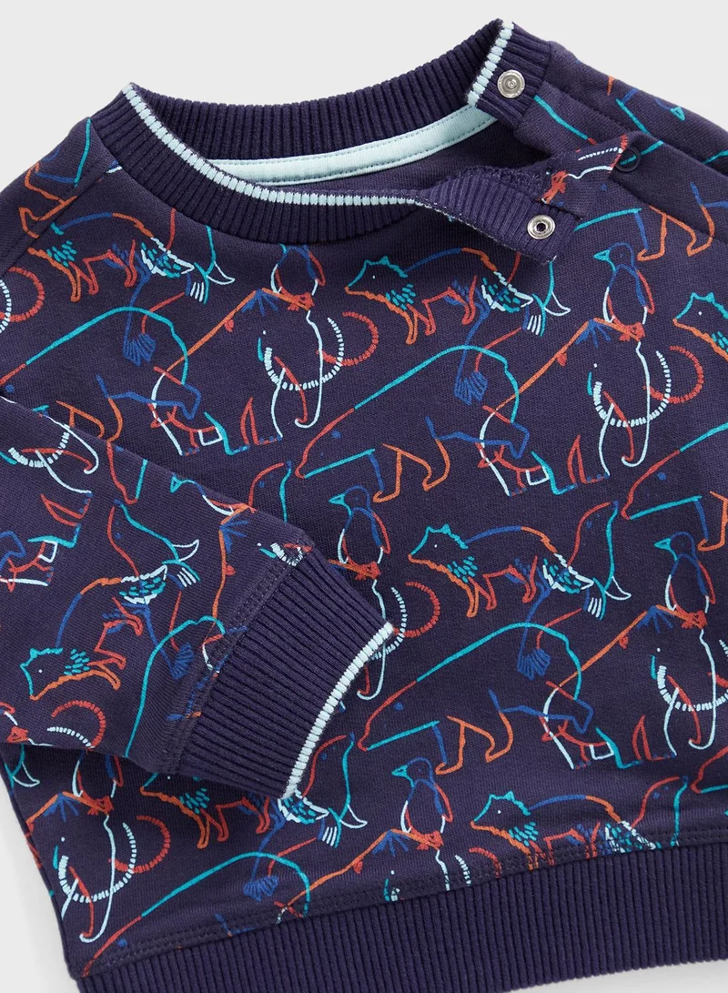 mothercare Kids Aop Print Sweatshirt