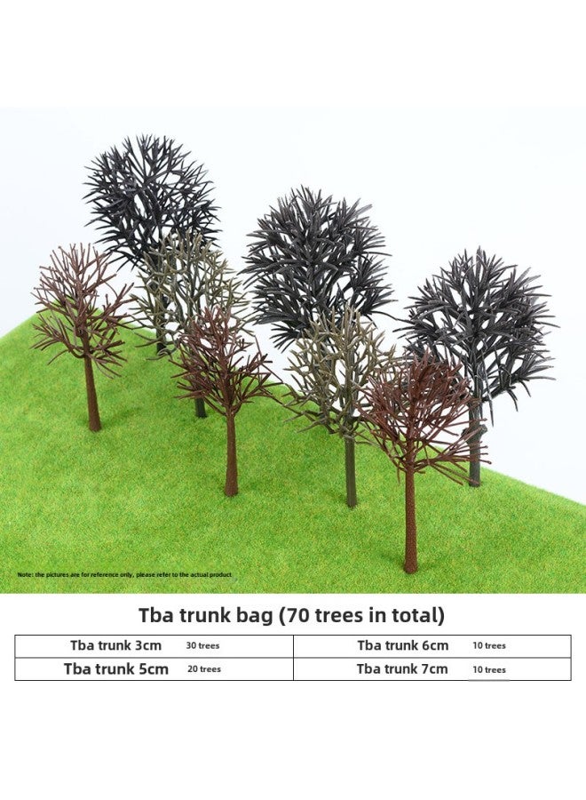 Finished Tree Set Building Sand Table Model Material Scene Micro Landscape Tree Model Diy Handmade Tree Trunk-Color:TBA Trunk Bag  - Image 1