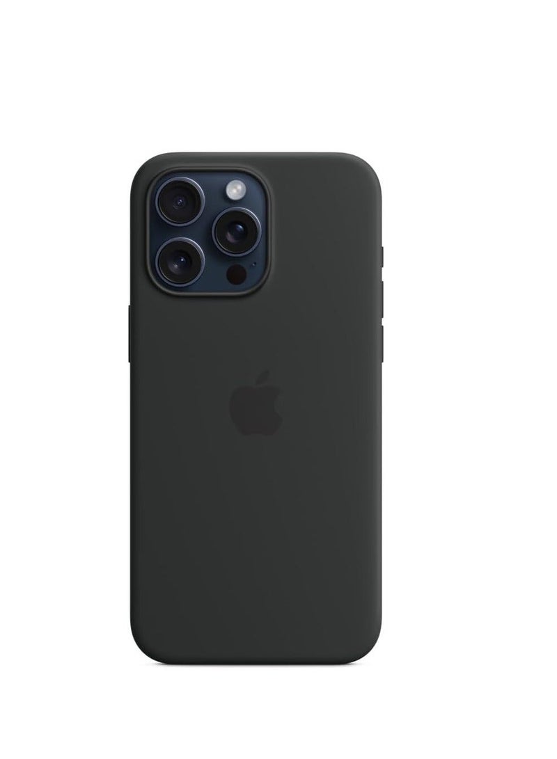 IAF IPhone 15 Pro Max Silicone MagSafe Case - Black - Image 2