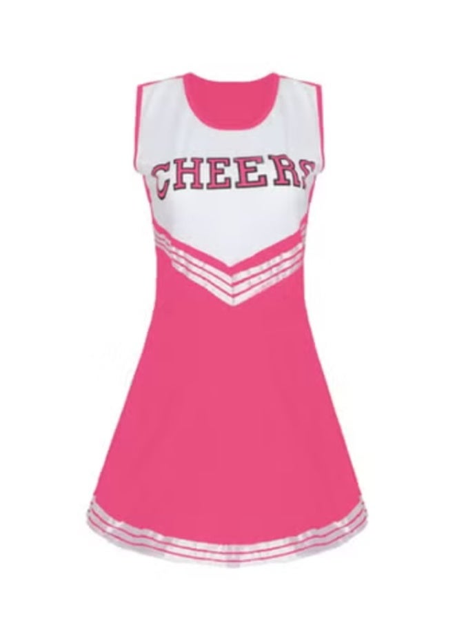 ملابس تشجيع الفتيات - زي تشجيع بدون أكمام - فستان رقص مع مجموعة زهور تشجيعية - Image 2