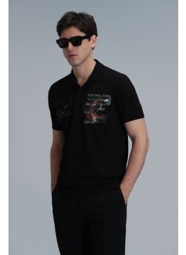 Lufian Men's Mandy Smart Polo T-Shirt 111040178 Black  - Image 3