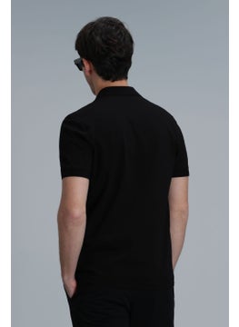 Lufian Men's Mandy Smart Polo T-Shirt 111040178 Black  - Image 4