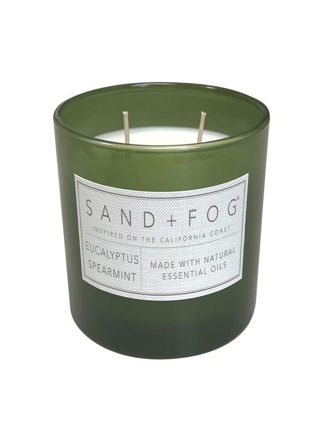 Sand + Fog Scented Candle - Eucalyptus Spearmint – Additional Scents and Sizes – 100% Cotton Lead-Free Wick - Luxury Air Freshening Jar Candles - Perfect Home Decor – 12oz - Image 2