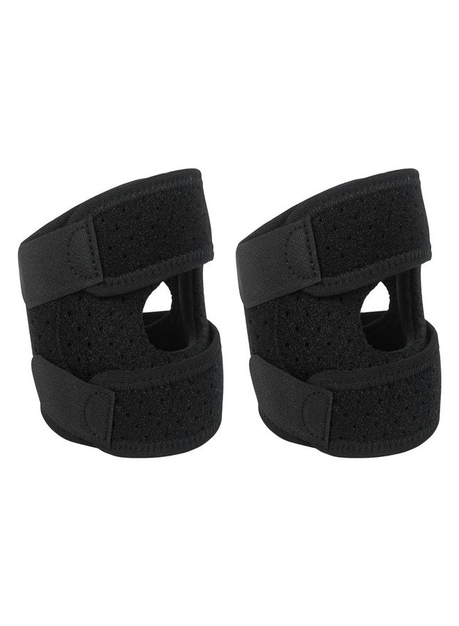 Luwint Patellar Tendon Support Strap with Gel Pad, Adjustable Knee Brace for Men and Women Knee Pain Relief, Arthritis, Sports (Black) - Image 1