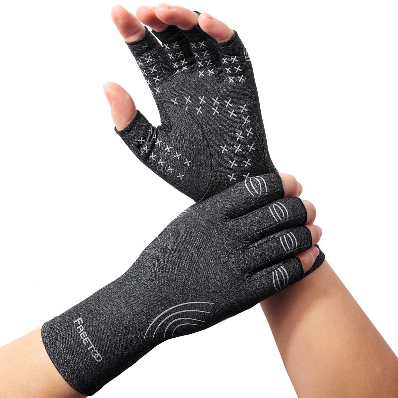 FREETOO Arthritis Gloves for Women for Pain, Strengthen Compression Gloves - Image 1