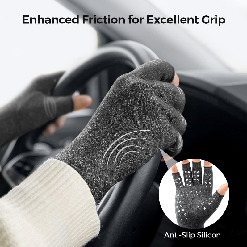 FREETOO Arthritis Gloves for Women for Pain, Strengthen Compression Gloves - Image 5