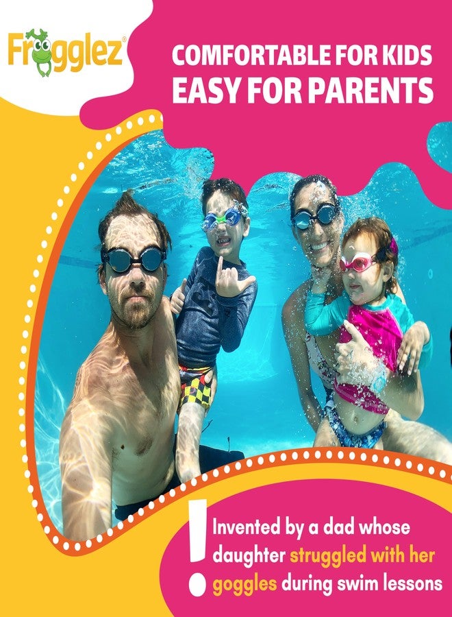 Frogglez Anti-Fog Swimming Goggles for Kids under 10 (Ages 3-10) Recommended by Parents; Premium Pain-Free Strap - Image 5