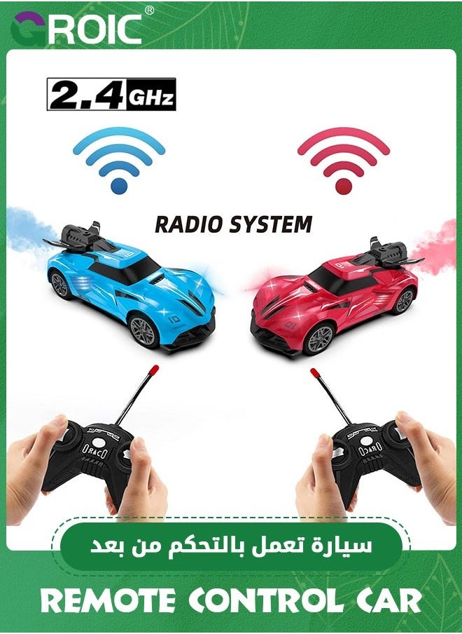 GROIC Remote Control Car,High Speed RC Car 1/24 Scale Race Supercar Vehicle with Spray Steam,LED Light,RC Racing  - Image 4