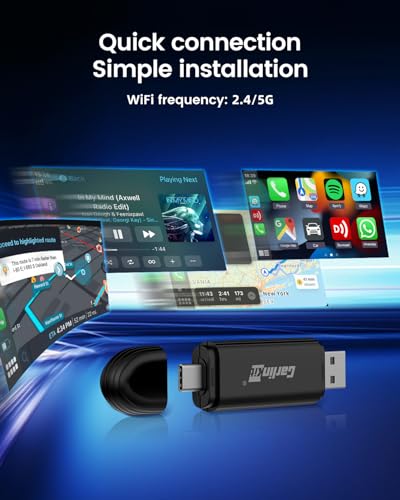 Carlinkit MiNi SE Wireless Carplay Adapter for OEM Wired carplay & Apple CarPlay,Compatible with iOS 10 and Above, Fast Connection, No Latency, CarPlay Wireless Adapter - Image 5