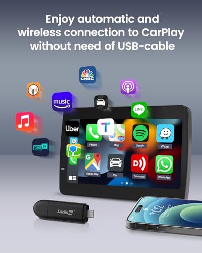 Carlinkit MiNi SE Wireless Carplay Adapter for OEM Wired carplay & Apple CarPlay,Compatible with iOS 10 and Above, Fast Connection, No Latency, CarPlay Wireless Adapter - Image 4