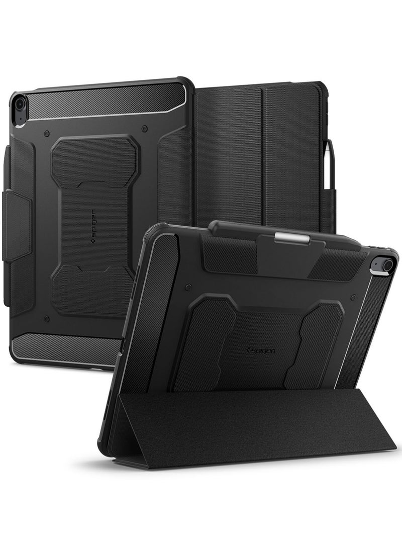 Spigen Rugged Armor Pro for iPad AIR 13 inch Case Cover (2024) M2 with Pencil holder - Black  - Image 1