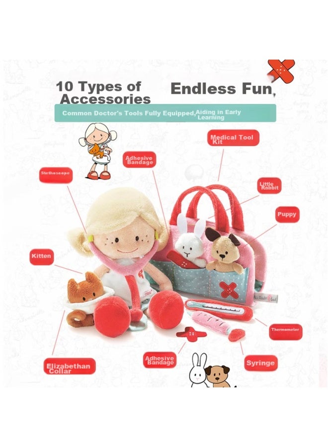 Nici Birthday Gift For Girls, Plush Doll, Doctor Stuffed Toy, Cute Plush Doll For Girls, Present For Girls - Image 3