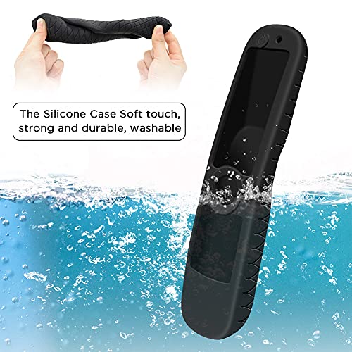 Winceed Silicone Case for LG AN-MR21GA / AN-MR22GA Remote Control [Shockproof] Anti-Slip Protective Cover for LG MR23GA MR24GN Magic Remote Case Sleeve Holder Protector Skin (Black) - Image 5