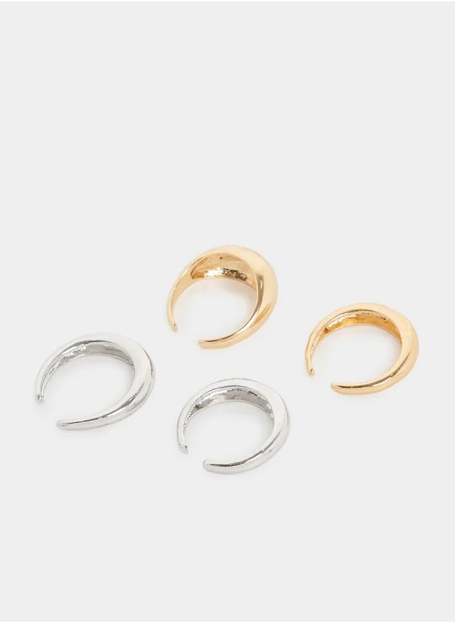 Styli Set of 4 - Plain Cuff Rings