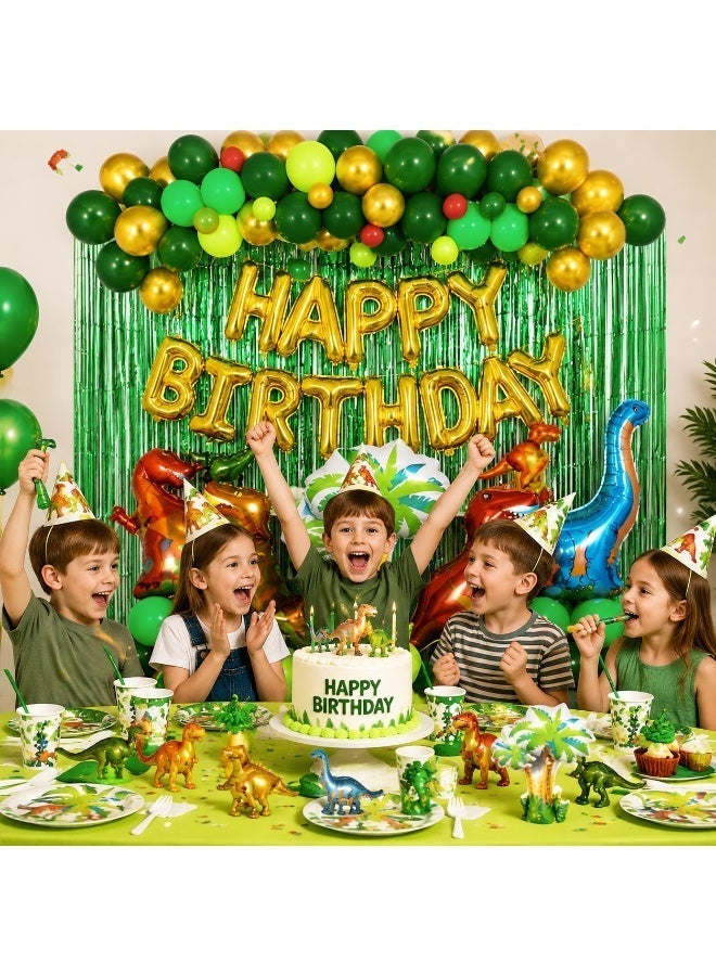 xppier Dinosaur Birthday Party Decoration Set, 118 Pcs Set With Dinosaur Themed Party Favors Include Dinosaurs Balloons, Happy Birthday Banner, Perfect For Your Kid's Party - Image 4