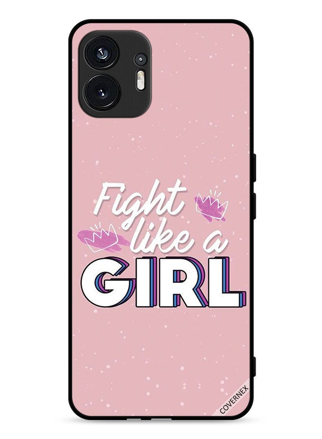 Covernex Nothing Phone (2) 5G Protective Case Cover Fight Like A Girl - Image 1