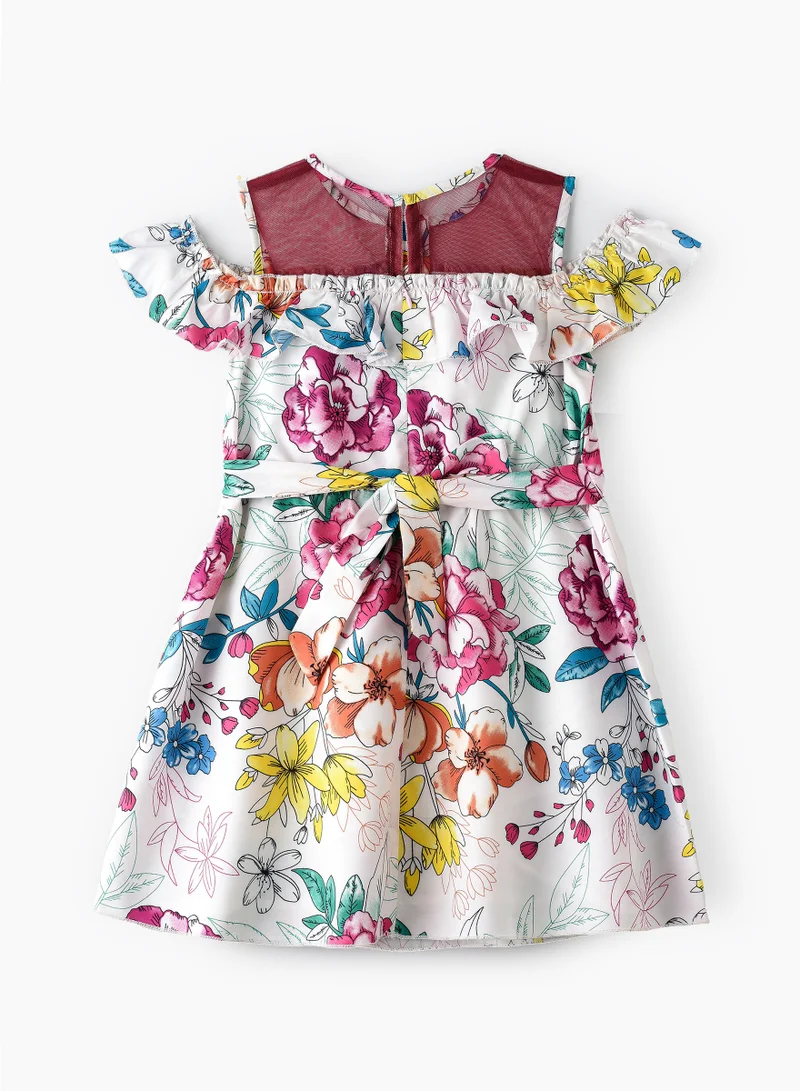 Jelliene Blooming Adventures: Girls' Floral Dress Comfort, Style & Twirls