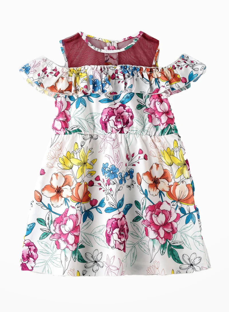 Jelliene Blooming Adventures: Girls' Floral Dress Comfort, Style & Twirls