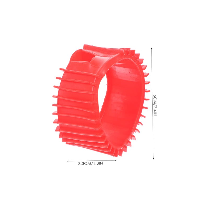 Red Gauge Covers 12pcs for Oxygen Acetylene Propane Pressure Gauges Easy Install Protective Sleeves - Image 4