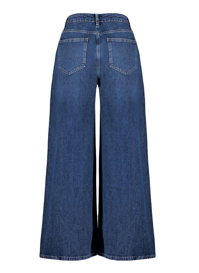 Blue Stitching Detailed High Waist Wide Leg Jeans TWOSS24JE00116 - pzsku/ZF28650D72D9F0B38707EZ/45/_/1730939817/f400d231-ca93-49b4-934f-6ebac5cb884b