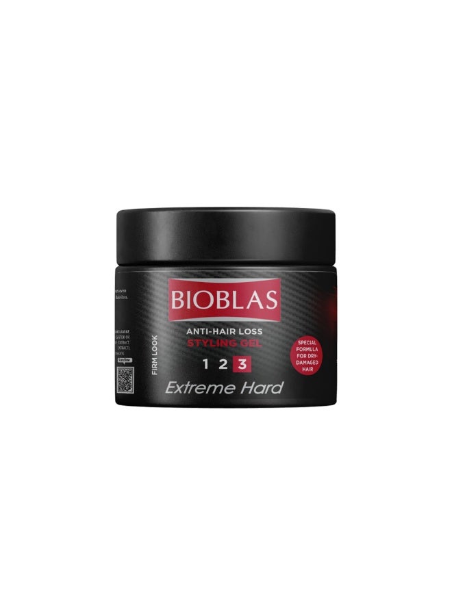 Bioblas Men Anti-Hair Loss Gel Extreme Hard Firm Look 150Ml\Valid until1/2028not expired