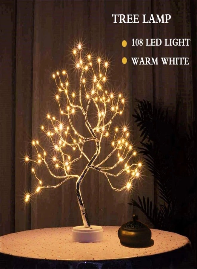 AROAQ LED Night Light Mini Tree Copper Wire Garland Lamp for Kids Home Bedroom Decor Fairy Light Holiday Lighting - Image 3