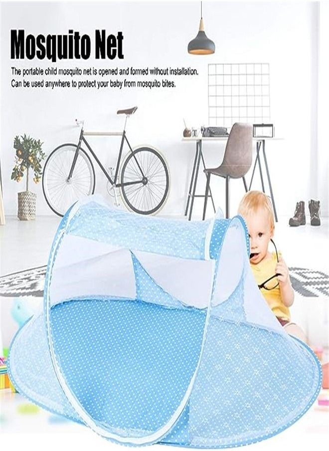 Goolsky - Goolsky Crib Netting,Baby Bedding Portable Baby Mosquito Net ,Insect Screen, Ultralight, Folding Design for Dining Tables for Children Summer Supplies, Mosquito Net Crib Netting Kid Folding Baby Beddi - Image 1