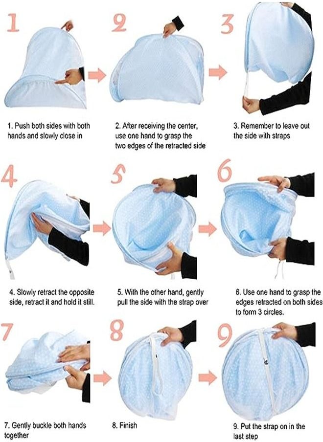 Goolsky - Goolsky Crib Netting,Baby Bedding Portable Baby Mosquito Net ,Insect Screen, Ultralight, Folding Design for Dining Tables for Children Summer Supplies, Mosquito Net Crib Netting Kid Folding Baby Beddi - Image 1