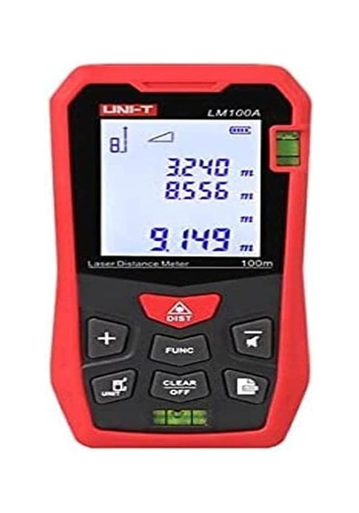 UNI-T Uni-T LM100A Portable Digital Laser Distance Meter - Image 1