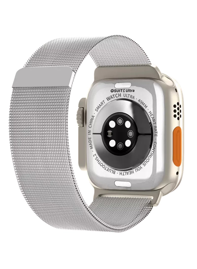 iOsuite Ultra Smart Watch Sliver Orange - Image 3