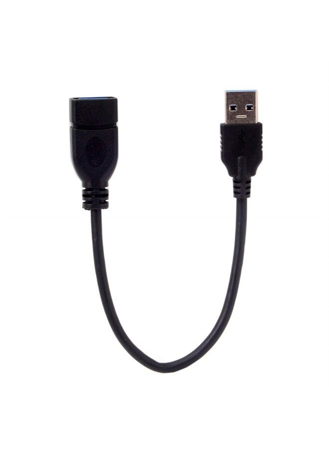 Cablecc USB 3.0 Type-A Male to USB 3.0 Type-A Female Extension Cable 20cm 5Gbps - Image 1