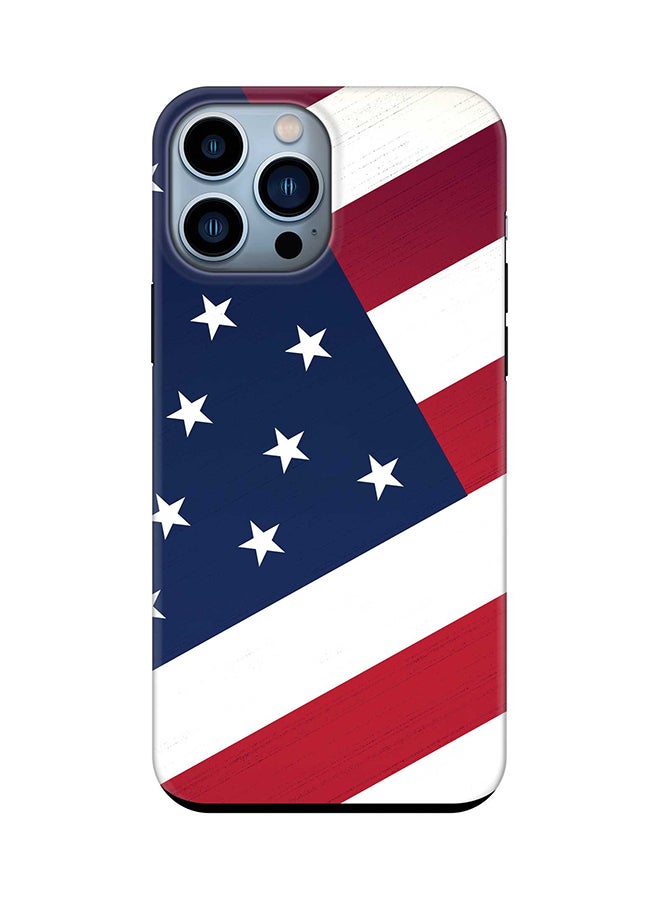 Stylizedd Tough Pro Case for iPhone 15 Pro Max Dual Layer Hybrid PC TPU Customized Mobile Cover Matte Finish Phone Case - Flag Of US - Image 1